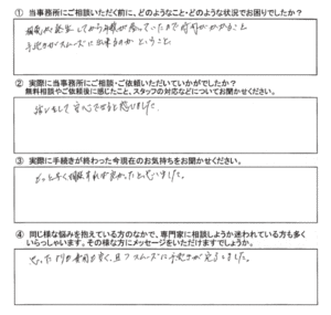 【相続登記】浦安市　Ｉ様