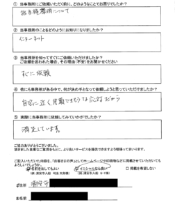 【抵当権抹消】浦安市　Ｓ・Ｓ様