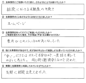 【相続登記】浦安市　Ｙ様