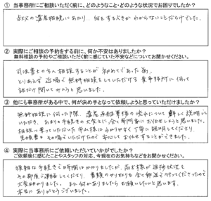 【相続手続】浦安市　N様